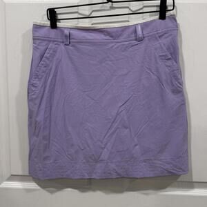 POLO GOLF RALPH LAUREN Women SZ 8 Purple Caliber Sport Mini Skirt Skort-Athletic